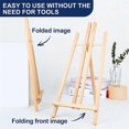 thumbnail image 2 of 2pcs 17 Inch Tabletop Easels,Easel Stand for Painting, 2 of 5