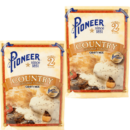 Pioneer Brand Country Gravy Mix 2.75oz (2 Pack)