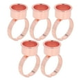 thumbnail image 1 of Soporte de Pegamento para pestañas de acero inoxidable con copa de anillo de pigmento microblading, 1 of 7