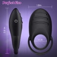 thumbnail image 5 of Blissmakers Vibrating Ring, Rechargable Silicone Stretchy Vibrating Ring with 10 Intense Vibration Modes for Men Couples Pleasure,Male Erection Enhancing and Female Vibrators,Adult Sex Toys & Games, 5 of 7