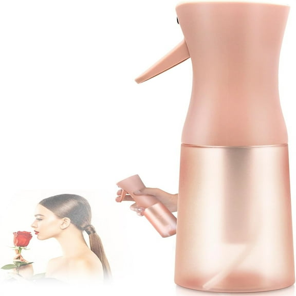 Empty Spray bottles, Spray Water Bottle Fine Mist Refillable, Continuous Spray Bottle for Hair, Skin Care, Showering Pets, Plants, travel, Cleaning and Ironing 6.8 Ounce (Brown)