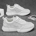 thumbnail image 2 of 2026 Men's White Dad Shoes Spring Casual Sports Sneakers Breathable High End Fashion Trendy Comfortable Walking Footwear, 2 of 8