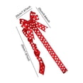thumbnail image 3 of JHEHF Valentine'S Day Cabinet Ribbons Bows Door Decorations Farmhouse Holiday Fireplace Hangers Handmade Bow Ornaments for Home Kitchen Festive Wedding Party Supplies 3PCS, 3 of 7