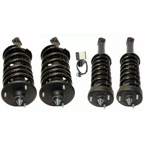 Front and Rear Air Spring to Coil Spring Conversion Kit - Compatible with 2005 - 2009 Land Rover LR3 2006 2007 2008