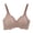 Pink, variant on YUTK Womens Bras Comfortable - Women's Solid Color Seamless Underwear without Steel Rims Detachable Chest Sagging Wave Pattern Bra Pink Xl