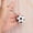 Black And White Football, variant on 3.8cm Mini Plastic Balls Assortment, Basketball Football Volleyball Stress Balls, Unisex Small Sports Balls for Party Favors, Prize Box Toys & Gift Fillers（Glossy Basketball）