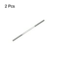 thumbnail image 3 of M2x50mm 304 Stainless Steel Push Rod Double End Threaded Rod for DIY, 2Pack, 3 of 6