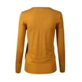 thumbnail image 3 of Made by Olivia Women's Classic Button Down Long Sleeve V-Neck Soft Knit Sweater Cardigan, 3 of 6