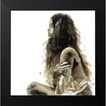 thumbnail image 2 of Atelier B Art Studio 15x15 Black Modern Framed Museum Art Print Titled - WOMAN IN SEPIA, 2 of 5