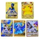 thumbnail image 1 of 5Pcs Metal Letters Cards Venusaur Vmax Charizard Pikachu Lugia Vstar Gold Iron Letter Anime Games Card Kids Toys, 1 of 5
