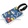 thumbnail image 4 of Daiia Animals Rescue Team Durable Luggage Tags with Secure Strap Travel ID Tags Suitcase ID Tags Bag Identification Tags - Easy Identification for Men and Women, 4 of 8