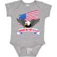 thumbnail image 3 of Inktastic American Flag Made in the USA with Bald Eagle Boys or Girls Baby Bodysuit, 3 of 5