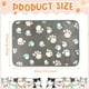 thumbnail image 3 of Manta polar con estampado de patas para perros y gatos, 4 unidades, 3 of 7
