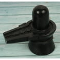 thumbnail image 4 of IBA Indianbeautifulart Stone Shivling Statue God Shiva Linga Idol Black Color Statue for Meditation Puja Room Religious god Idols Shiva Lingam- Small 4" x 3.5"Inches, 4 of 6