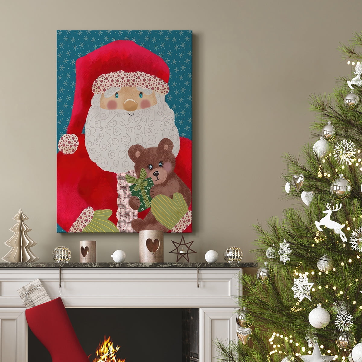 Santa Pack II- Gallery Wrapped Canvas