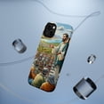 thumbnail image 5 of DistinctInk MagSafe Tough Case for Apple iPhone 13 Mini (5.4" Screen) - Matthew 4:23 - Wireless Charging Compatible, 5 of 6