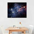 thumbnail image 2 of ARISTURING  Canvas Wall Art Galaxy Nebula Starry Cosmic Painting Pictures Panoramic Canvas Arotwork Universe Stars Outer Space Wall Art for Home Office Decoration Framed Ready to Hang, 2 of 4