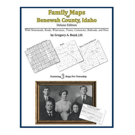 Family Maps of Benewah County, Idaho (Paperback)