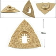 thumbnail image 1 of Oscillating Multitool Triangular Carbide Grit Rasp Blade Grout Removal, 1 of 10