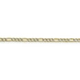 thumbnail image 3 of 14k 3.2mm Semi-solid PavÇ Figaro Chain (Weight: 4.52 Grams, Length: 20 Inches), 3 of 4