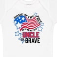 thumbnail image 4 of Inktastic Home of the Free Because My Uncle is Brave Boys or Girls Baby Bodysuit, 4 of 5
