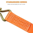 thumbnail image 3 of 4 Pack Ratchet Straps 4000 lbs 1.5" x 19' Heavy Duty Set for Truck Luggage Rack, 3 of 8