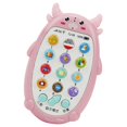 thumbnail image 3 of Simulation Phone Kids Infant Gift Sensory Toy Babies Phone Toys for 1 Year Old pink CUTICAT Juguetes de teléfono, 3 of 8