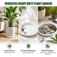 thumbnail image 6 of 16 Pack Plastic Plant Saucers, 6/8/10/12 inches Plant Tray for Pots, Heavy Duty Plant Drip Trays，Flower Water Trays for Indoor Outdoor Plants, 6 of 9