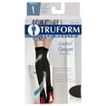 thumbnail image 3 of Truform Women's Stockings, Thigh High, 15 - 20 mmHg, Opaque Microfiber, Black, Large, 3 of 4