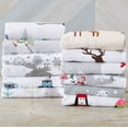 thumbnail image 5 of Great Bay Home Flannel Holiday Printed Sheet Set (King, Wildlife), 5 of 6