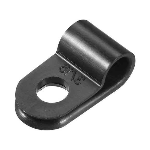 200Pcs Nylon R-type Cable Clamp Organizer Cord Clips for Wire Management 5mm