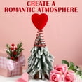 thumbnail image 5 of Hot Sale WUYVCG Velvet Valentine Day Tree Topper Heart Shape Tree Topper Heart Decorations for Valentine's Day Wedding Holiday Ornament Home Indoor Decor (Red), 5 of 5