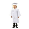 thumbnail image 4 of Toddler Kindergarten Graduation Cap and Gown Graduation White Cap and Gown for Kindergarten Kids Ceremony Party Gift, 4 of 5