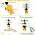 thumbnail image 2 of Flying Ball Toys Infrared Induction Colorful Built-in LED RC Robot Drone Toy Indoor Outdoor Games Toys for Kids Boys Girls 6 7 8 9 10 Year Old Birthday Xmas Gifts (Yellow), 2 of 7