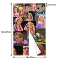 thumbnail image 4 of Cortina de puerta Rapunzel para puerta, cortina opaca con estampado de patrón, cortina divisoria de ambientes, tapiz para decoración del hogar, 34" de ancho x 56" de largo, 4 of 7