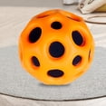 thumbnail image 3 of Espacial Con Agujeros Rebote PU Porosa Pelota Juguete Interactiva para Padres E Hijos Pelota Deportiva para Ejercicios (naranja) (Naranja), 3 of 9