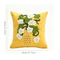 thumbnail image 3 of Zynviq Decorative Pillow Covers 18x18inch Multicolor Couch Pillow Covers Flower Polyester Square with Zipper, 3 of 6