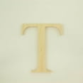 thumbnail image 3 of Package of 1, 8 Inch X 3/4" Thickness Baltic Birch Wood Letter T in The Times New Roman Font, Thick, Upper Case for Art & Craft Project, Made in USA, 3 of 4