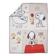 thumbnail image 3 of Bedtime Originals Snoopy Love 3-Piece Infant Baby Nursery Crib Bedding Set, 3 of 9