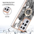 thumbnail image 4 of For Samsung Galaxy S21 Ultra 5g Electroplating Dual-side Imd Phone Case With Ring Holder(smile), 4 of 5