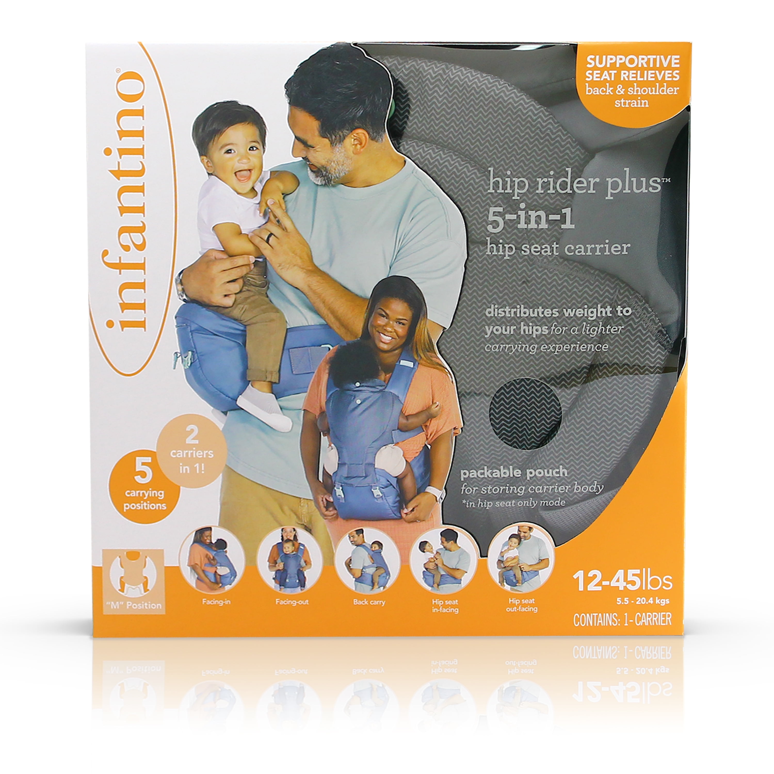 Infantino Hip Rider 5-in-1 Hip Seat Carrier