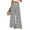 Gray, variant on WTOBBY Women's Printed Wide Leg Casual Pants with Floral Design High Waist Drawstring Loose Fit and Side Pockets for Everyday Breathable Style ,Dark Blue L