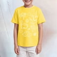 thumbnail image 2 of NOLDARES Toddler T-Shirt Cotton Crew Neck Clothes Colorful Baby Funny Tee Design for Toddler Kids(Yellow,2-3 Years), 2 of 4