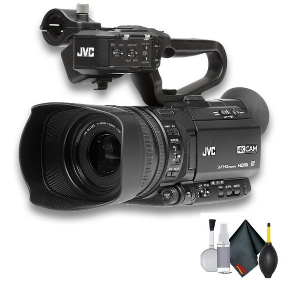 JVC GY-HM250 UHD 4K Streaming Camcorder - Starter Bundle