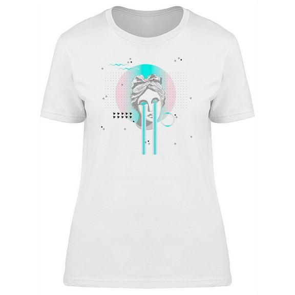 Trendy Crying Sculpture Art T-Shirt Women -Image by Shutterstock, Female x-Large