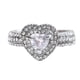 thumbnail image 3 of Señoras moda amor diamante moda creativa corazón en forma de anillo femenino joyería Wmkox8yi sjalhkljlk2465, 3 of 9