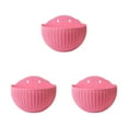 thumbnail image 2 of kurtrusly Double-layer Structure Plastic Pot With Easy Installation Easy To Install Pink 3Set, 2 of 6