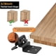 thumbnail image 4 of Ravinte 30 Packs 15 Pairs 3/8" Inset Inset Cabinet Hinges Matte Black Self Closing Hinges for Kitchen Cabinets & Doors, 4 of 5