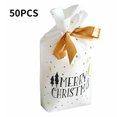 thumbnail image 1 of Envoltura con cordón de Navidad Bolsas de plástico para golosinas Bolsa de galletas Bolsa de regalo de comida para la fiesta de Navidad Árbol de Navidad dorado sidaley HA000377-01, 1 of 7