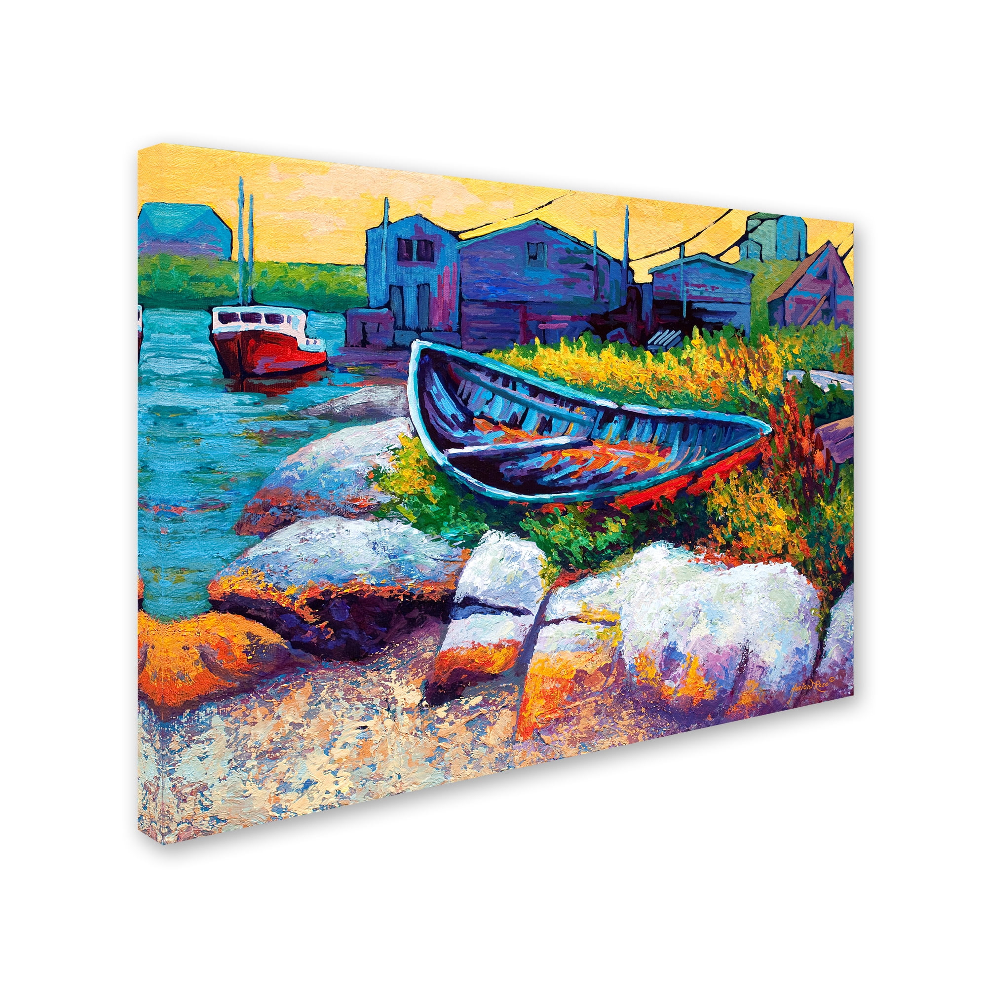 Trademark Fine Art 'Judy East Coast Boat Faa' Canvas Art by Marion Rose